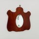 Small vintage free-form beveled mirror from the 60s