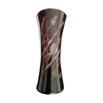 Small Bohemian crystal vase