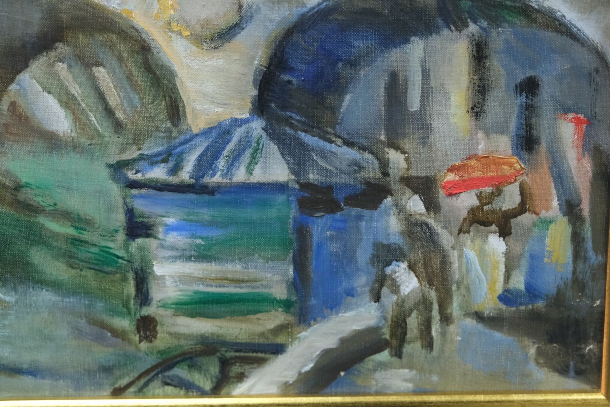 Jules Schyl (1893-1977), Swedish Modern Painting, 1960s, Oil on Canvas, Framed