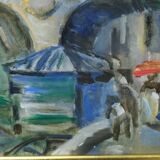 Jules Schyl (1893-1977), Swedish Modern Painting, 1960s, Oil on Canvas, Framed