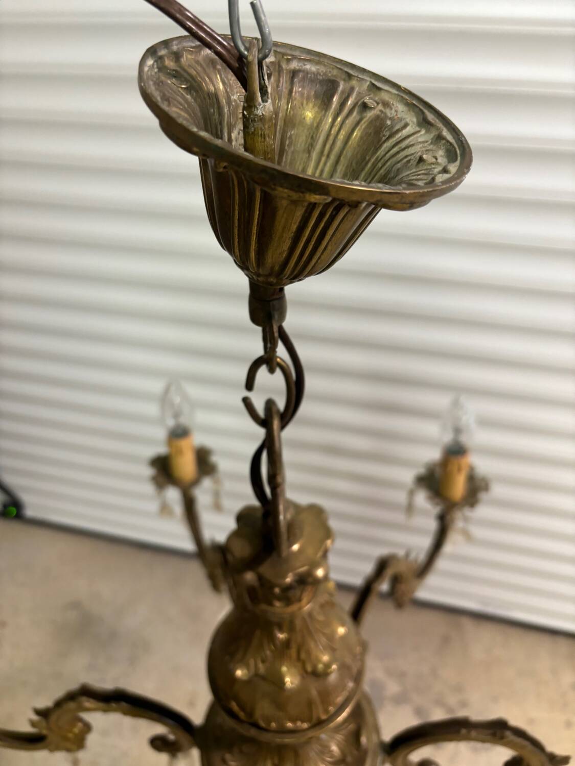 Lustre suspension en bronze
