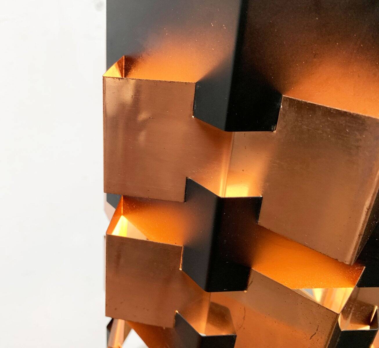 Danish copper pendant light from the mid-century by Lyfa, 1960s.