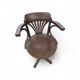 Chaise de bureau pivotante en bois cintré de style sécession viennoise / Art Nouveau