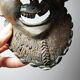 Vintage African bronze mask from Bamoun, Cameroon