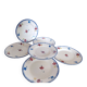 6 dessert plates Mary-Lou Digoin Sarreguemines
