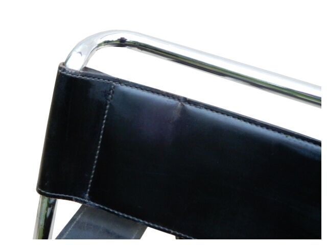 Armchair B3 Wassily by Marcel Breuer design 1960