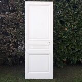 Communication door H218.5xL80cm, old panelled and moulded.