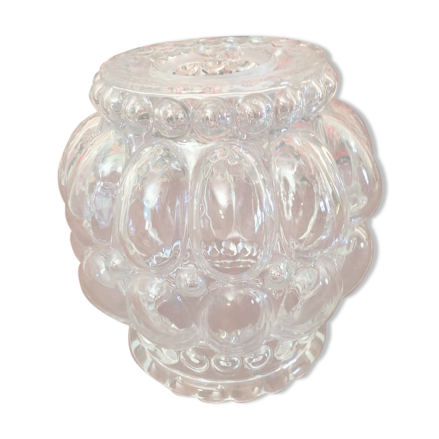 Globe en verre moulé