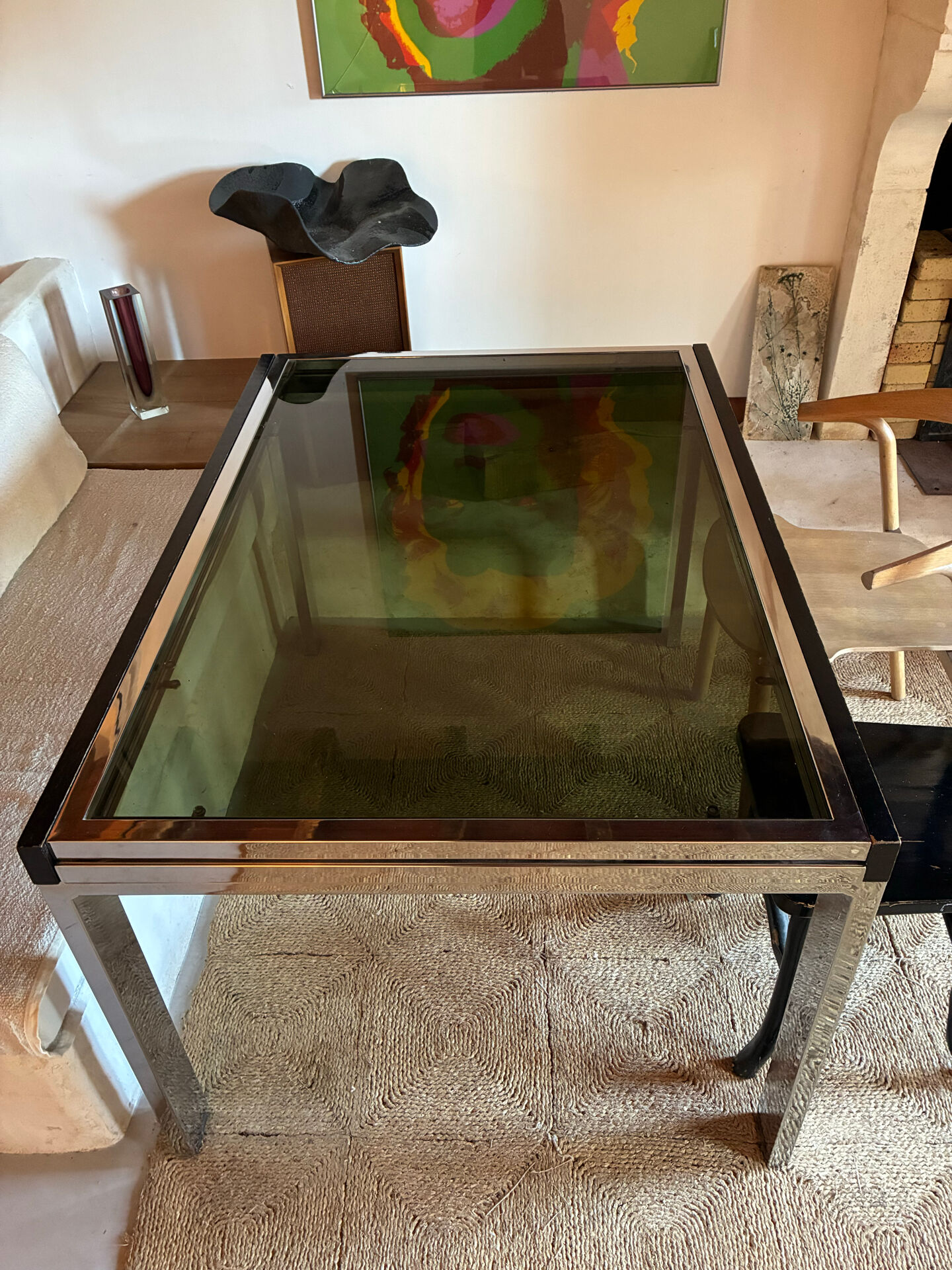 Extendable metal table