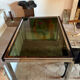 Extendable metal table