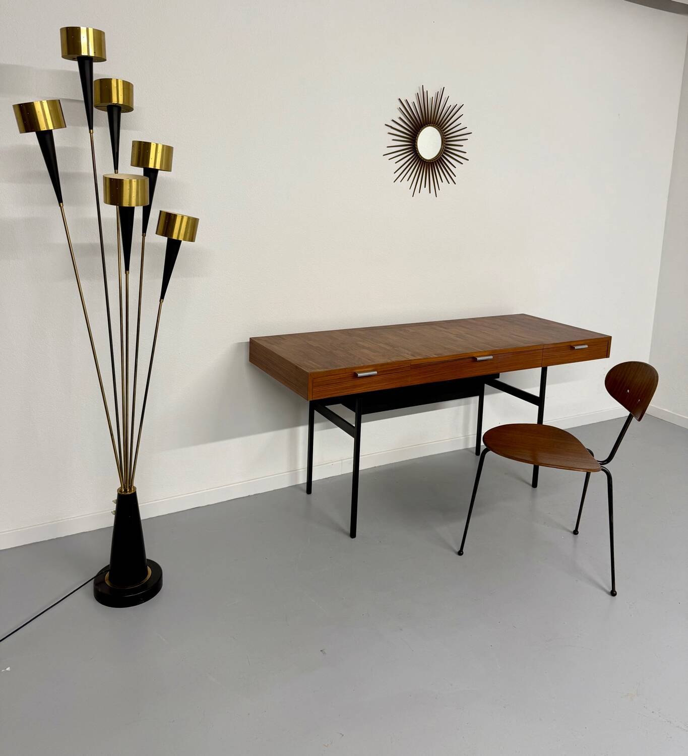 Old dressing table desk design 50s Idealheim Dieter Wäckerlin vintage