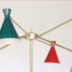 Italian lamppost 6 branch