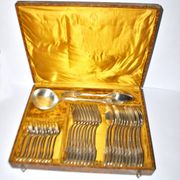 Boulenger household items 34 place settings Empire Marie-Louise 12 soup spoons 9 forks 11 dessert spoons