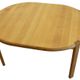 Niels Bach oval dining table 'Korshavn' - japandi / vintage / Danish design