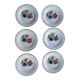 Set of 6 Saint Amand Maïté plates