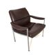 Röder Söhne leather lounge chair by Miller Borgsen