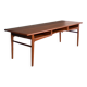 Retro Teak 1960s Danish Midcentury Long Coffee Table