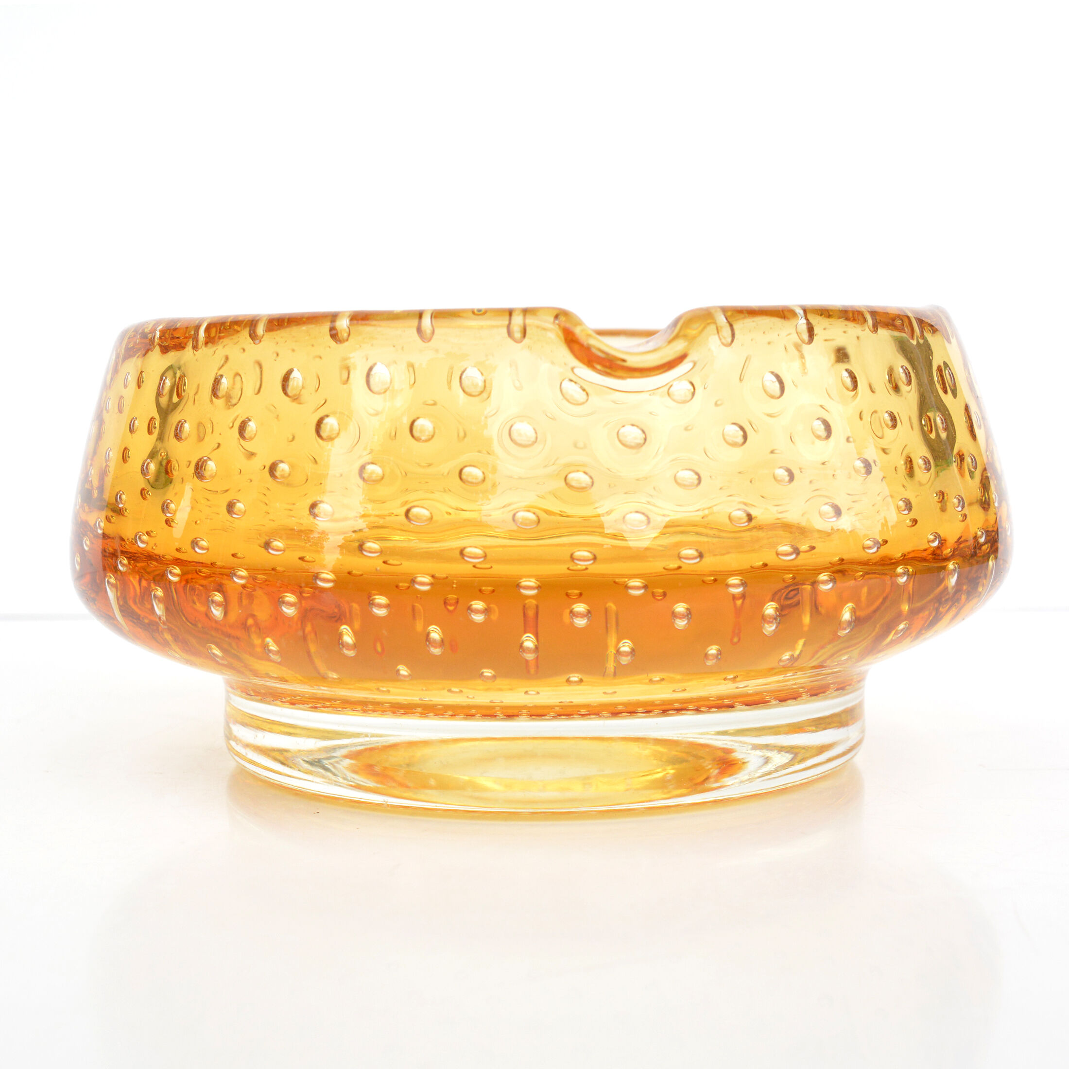 A bowl or ashtray, designed by M. Metelak, Harrachov, Czechoslovakia, 1960s