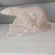 Art deco sculture polar bear ceramics 1930s