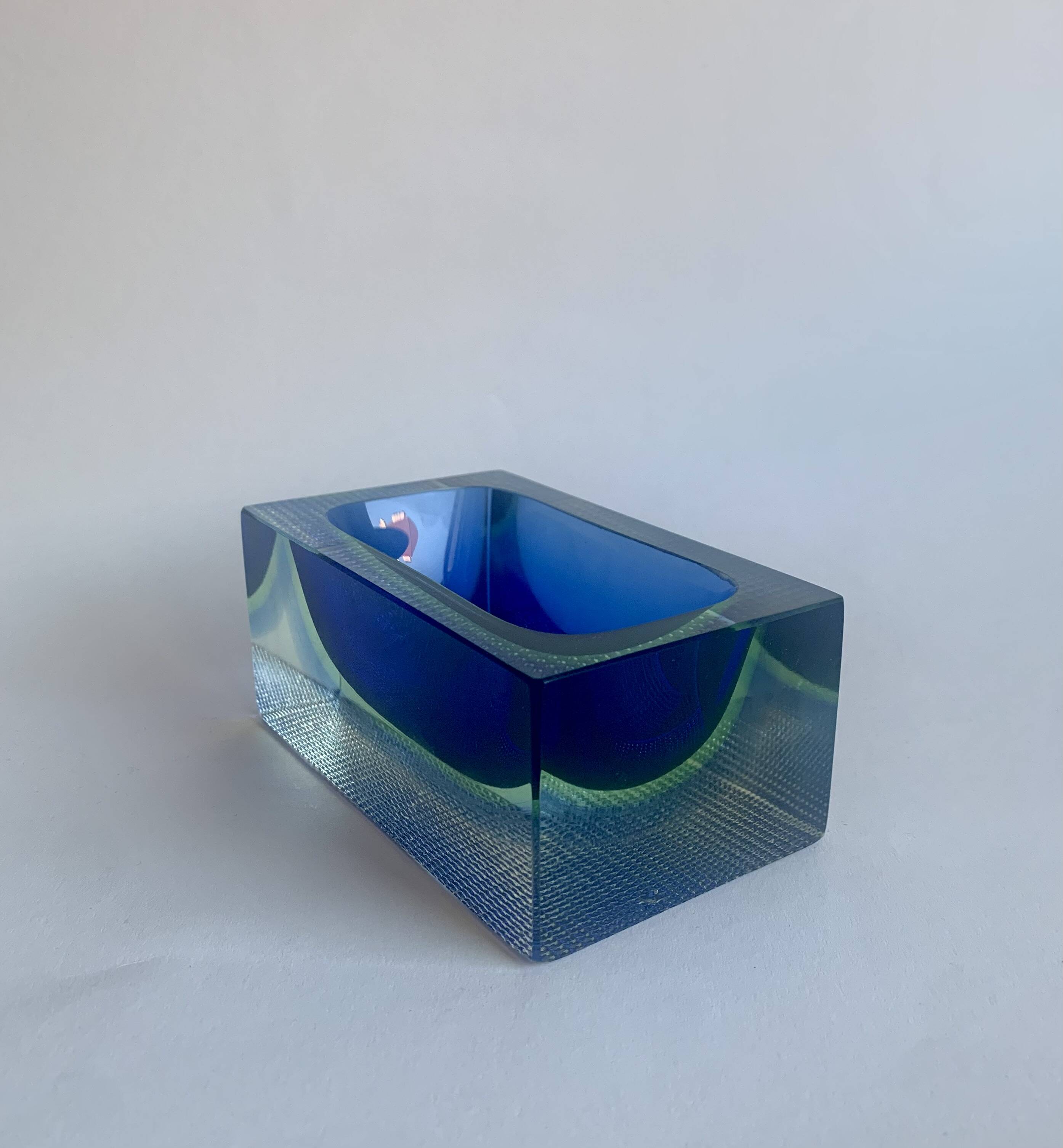 Murano Ashtray by Flavio Poli  1980s