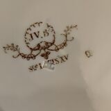 Ancien Service vaisselle Jules Vieillard Bordeaux, modèle Louis XV, 73 pièces