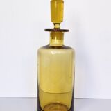 Amber Blown Glass Carafe