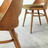 Set of 4 chairs model 514 by Radomir Hofman for Ton 1960