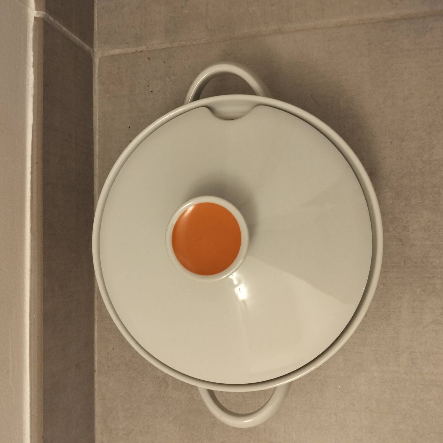 Vintage 70s Winterling Bavaria flat soup tureen