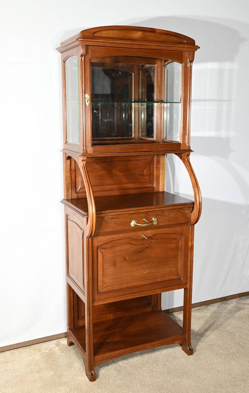 Mahogany Bar Furniture, attributed to Maison E.Diot, Art Nouveau – 1900