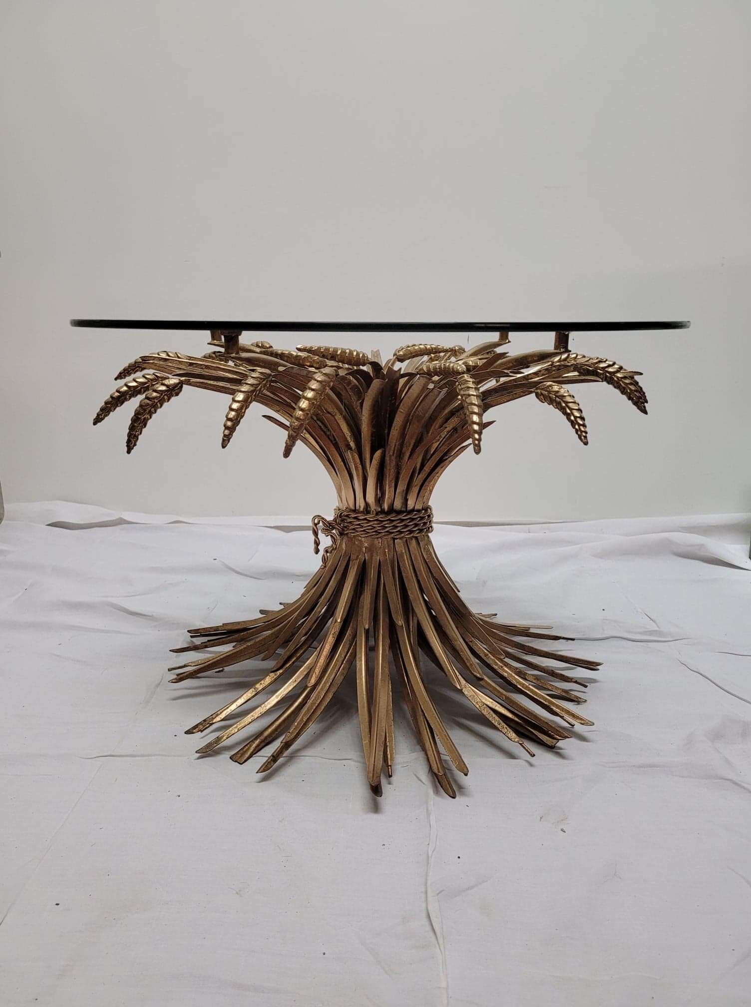 Wheat grass coffee table