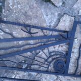 Art Deco wall coat rack