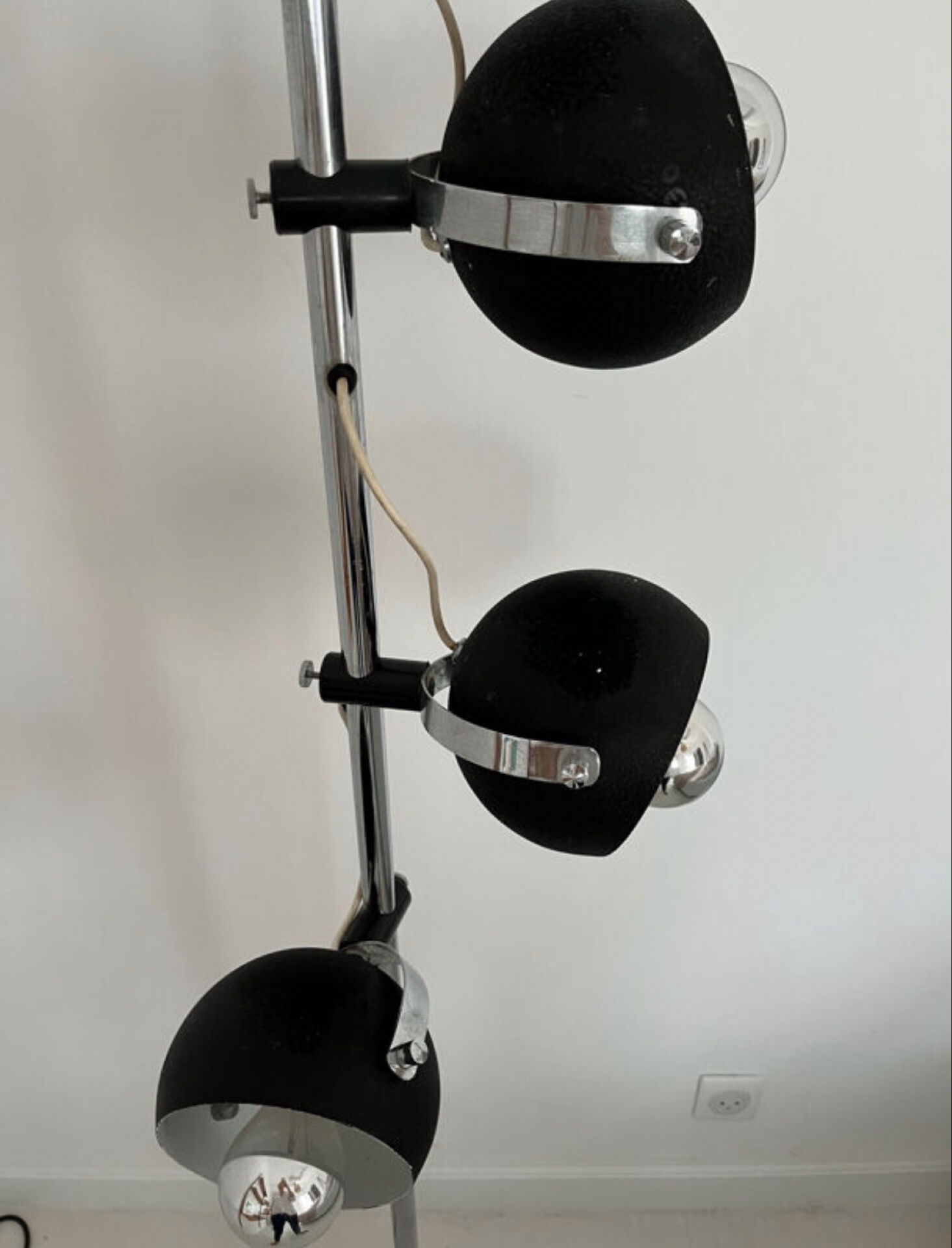 Vintage 3-ball lamps from the 70s.