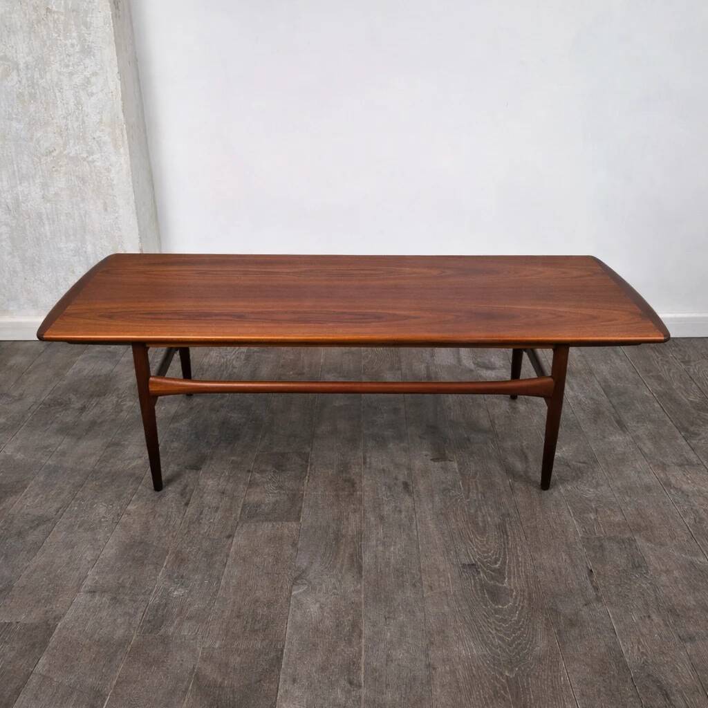Teak coffee table with retractable tops attributed to Robert Christensen for Arrebo Mobler, Denmark, 1960.