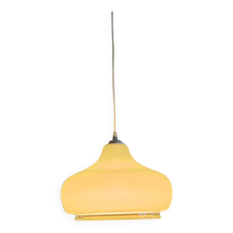 1970 vintage opaline pendant light