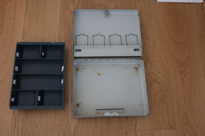 Cash safe raw steel 1960