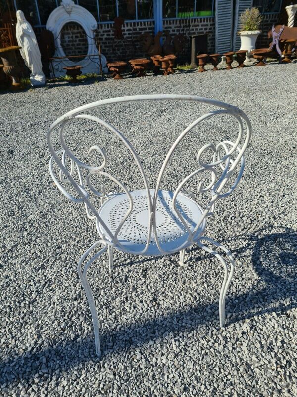 Fauteuil de jardin en fer