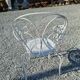 Iron garden chair