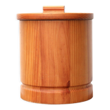 Wooden wastebasket, 70s