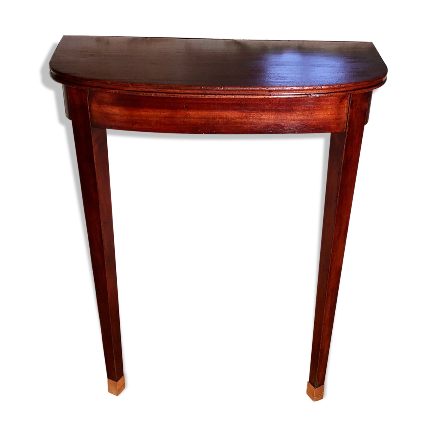 Mahogany console, first half of the 20th century