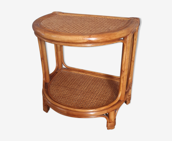 Rattan shelf