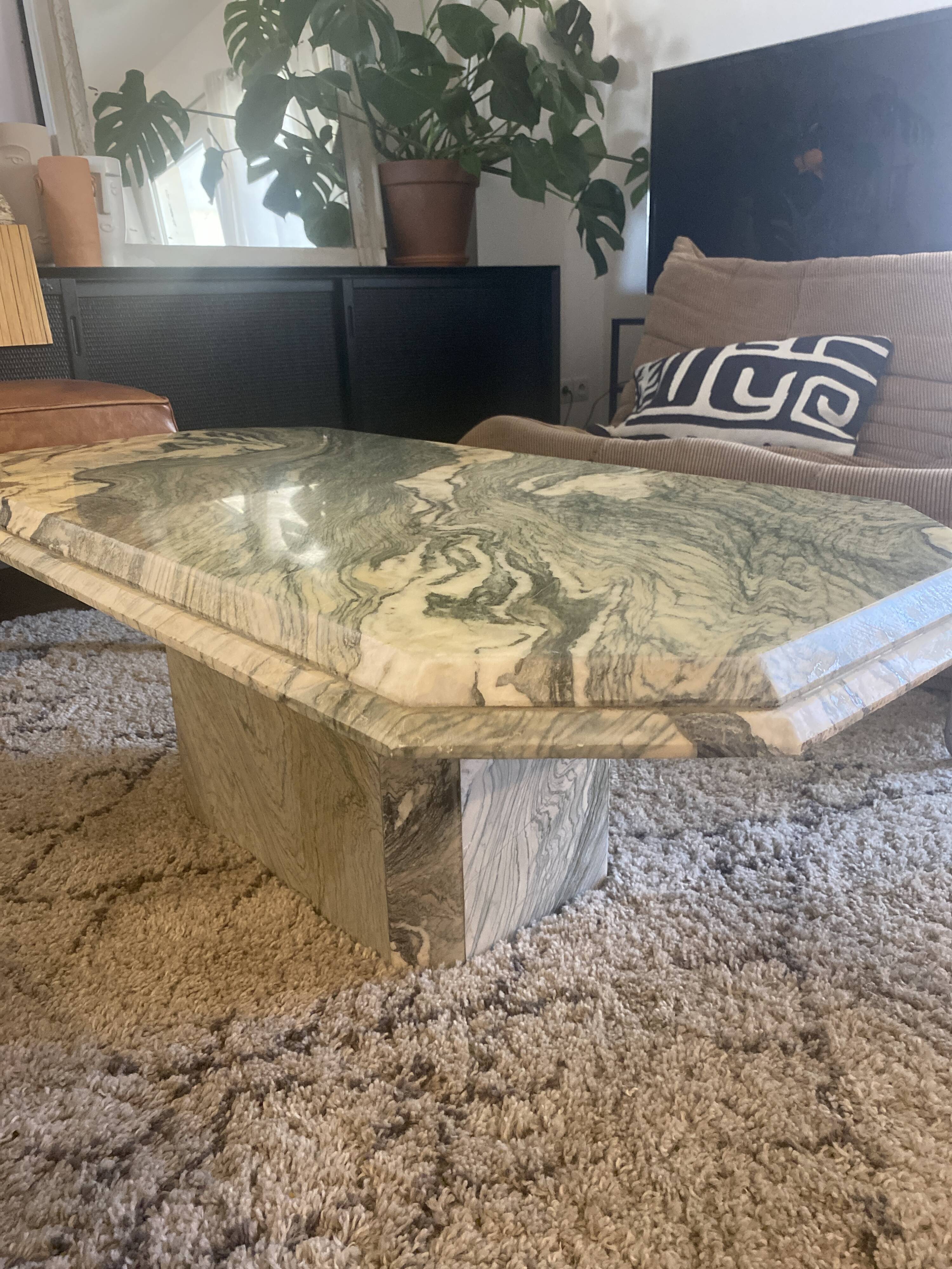 Marble coffee table