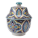 Large ancient jobana from Fes in polychrome faience, Morocco 20th century.