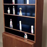 Large modular bookcase Scandinavian design 1950.