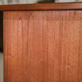 Scandinavian teak desk produced by Samcom Denmark, 1960s