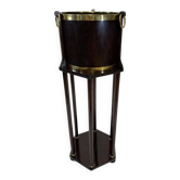 Ice bucket with stand attributed to Adolf Loos