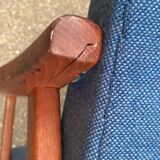 Scandinavian rocking chair in teak