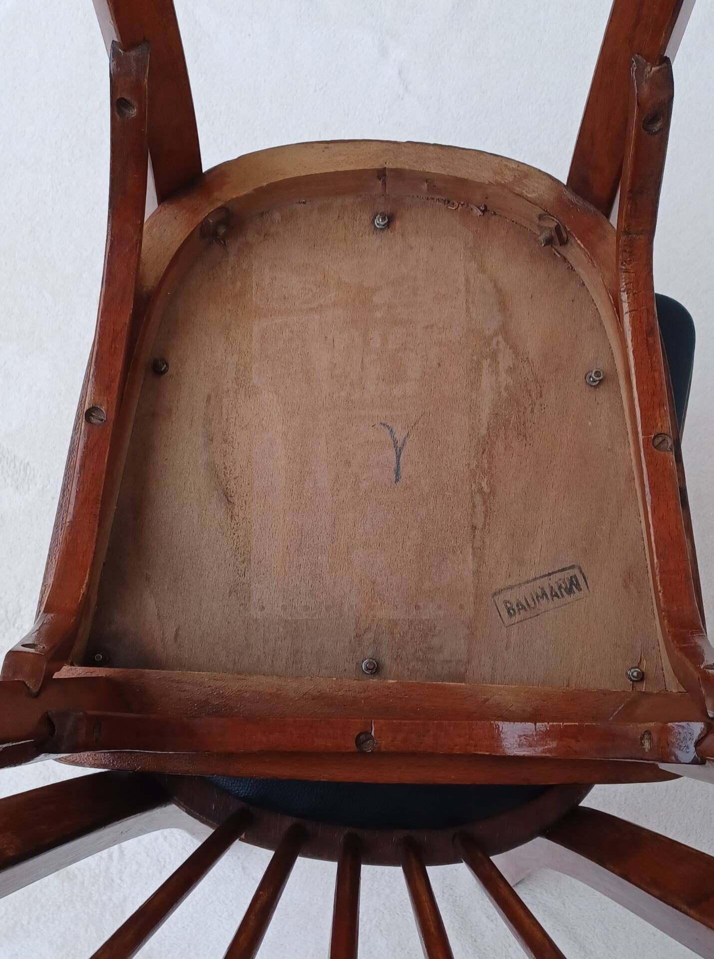 Pair of Baumann bistro chairs no. 12