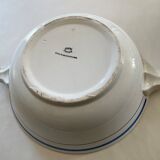 Tureen from the Gien factory model Noirmoutier