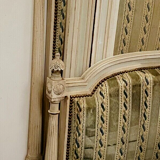 Bed with fluted columns louis xvi style patinated twentieth century