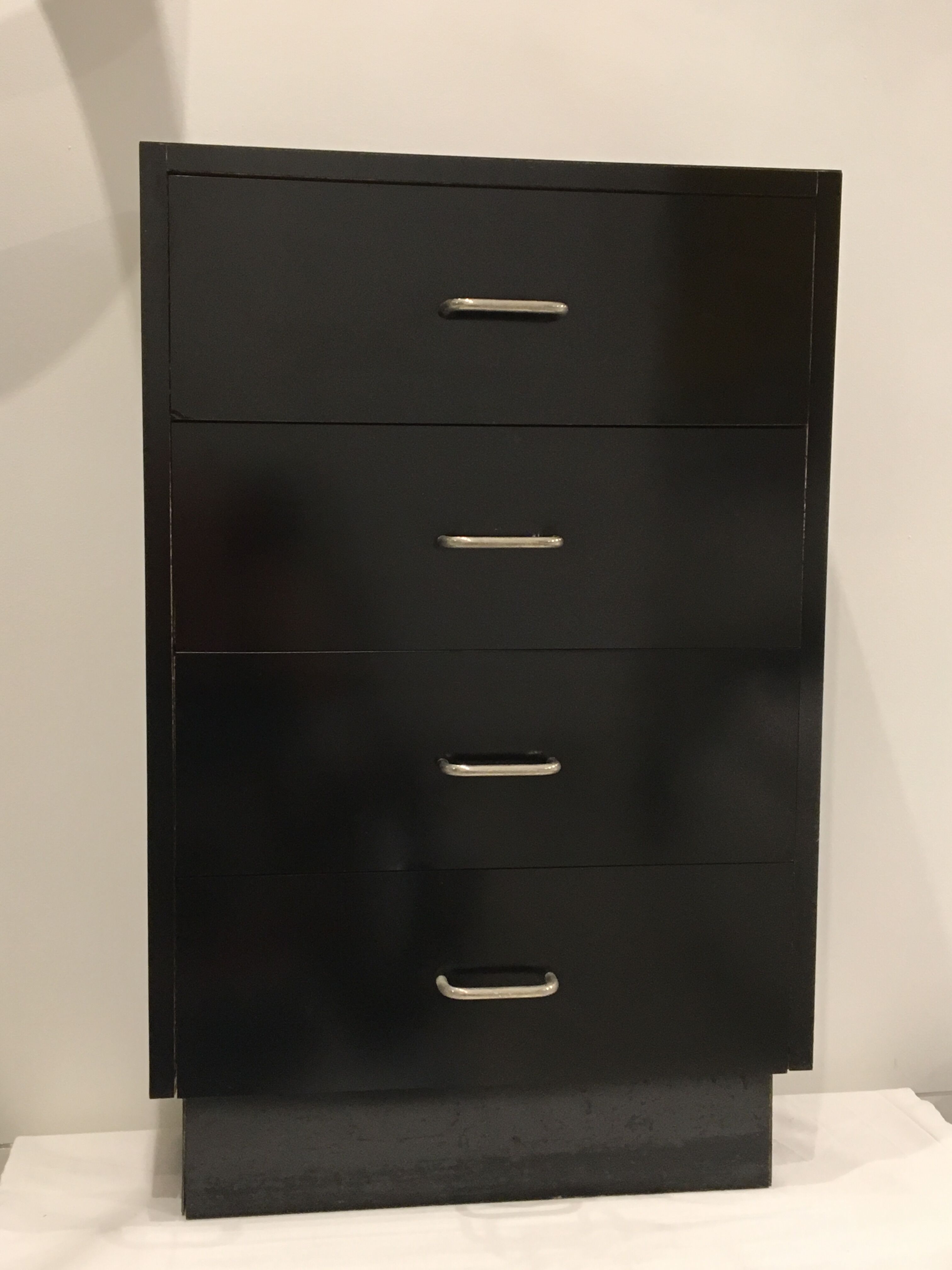 Chiffonnier formica noir